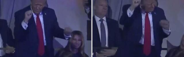 Donald Tramp zaigrao uz disko legende: Melanija ga u čudu posmatrala, američki predsednik zanjihao kukovima!