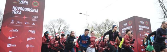 VIŠE OD 1.000 TRKAČA NA STAZI: Novogodišnjom trkom u dužini od pet kilometara, završena je sezona uličnih trka