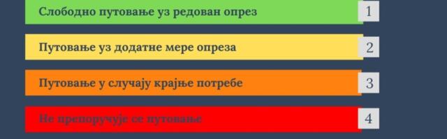 MSP: U ove zemlje se ne preporučuje putovanje
