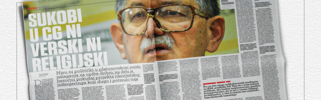 INTERVJU DARKO TANASKOVIĆ: Sukobi u Crnoj Gori ni verski ni religijski