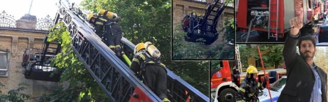 "Pokupio sam najosnovnije stvari i izašao na ulicu"! Stanar zgrade o požaru kod hale "Pionir" (FOTO/VIDEO)