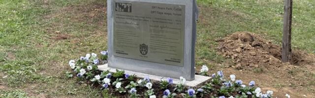 Poruka tolerancije i zajedništva: Postavljeno obeležje “Park mira“ na Spomen parku
