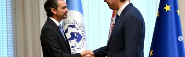 Vučić sa šefom Interpola o borbi protiv organizovanog kriminala