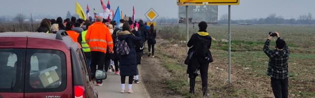 Nova: Oko 4.000 studenata kreće peške za Novi Sad