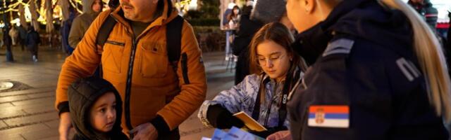 VELIKA NOVOGODIŠNjA PREVENTIVNO-EDUKATIVNA AKCIJA: Saobraćajna bojanka za bezbedno detinjstvo i odgovorno drušvo