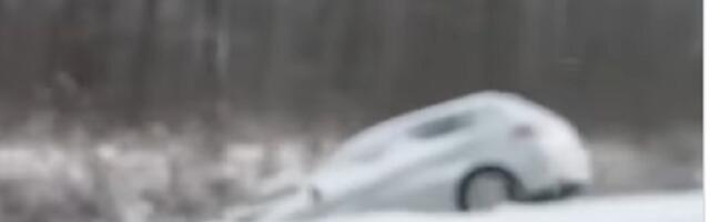 Više vozila sletelo s puta kod Orlovače (VIDEO)