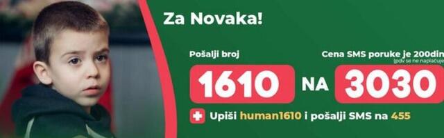 Novak (4) vodi bitku, ali ne može sam: Pomozimo mu da se ponovo smeje