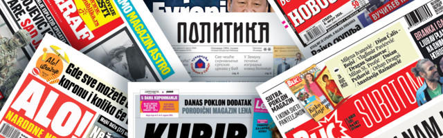 Pogledajte NASLOVNE STRANE sutrašnjih novina: Vučić sprema bombu, Beogradu preti karantin… (FOTO)