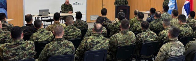 Припадници ВС на курсу за штабне официре УН