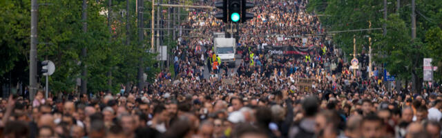 Crta: Polovina građana podržava proteste