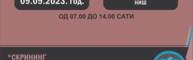 Otvorena vrata u Domu zdravlja 09. septembra od 7 do 14 sati
