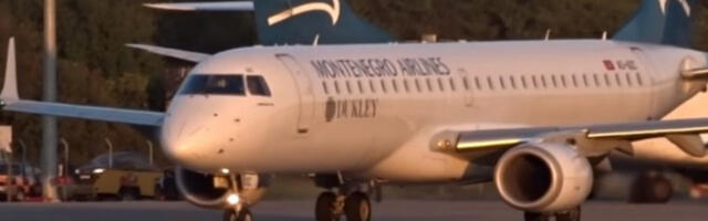 ŠTA SE OVO DOGODILO? Nestvarni snimak iz Crne Gore, pogledajte gde je avion POŠAO sa piste (VIDEO)