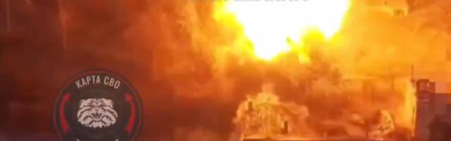 TORNADO-S SRUŠIO ZGRADU KAO DA JE OD PAPIRA! Ruski projektil od 800 kg razneo objekat sa celom jedinicom (VIDEO)