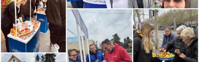 NAPREDNJACI NA ULICAMA PRED VASKRS! Štandovi na više od 150 lokacija, aktivisti razgovarali sa građanima i poslali poruku ZAJEDNIŠTVA I PODRŠKE (FOTO)