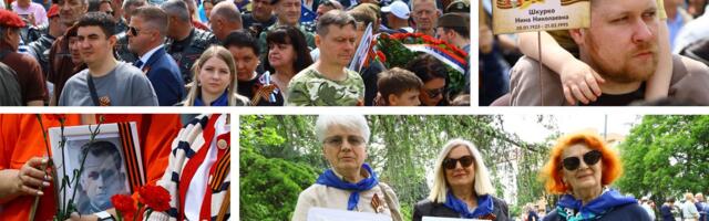 Najlepša slika Beograda na Dan pobede! Ljudi ponosni na pretke poneli su njihove slike i došli na ovo mesto