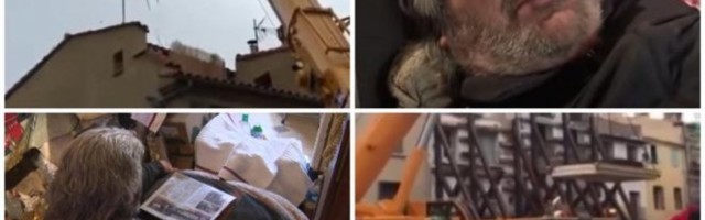 MORALI SU DA SRUŠE ZID KUĆE DA GA IZNESU! Francuza teškog 300 kila nisu mogli da odvezu do bolnice, pa dovezli DIZALICU! (VIDEO)