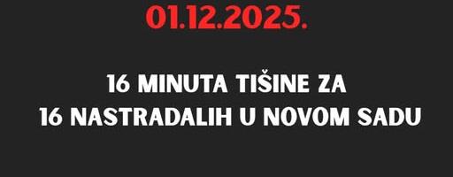 Tehnološki u blokadi poziva na 16 minuta tišine večeras u 19 sati ispred fakulteta