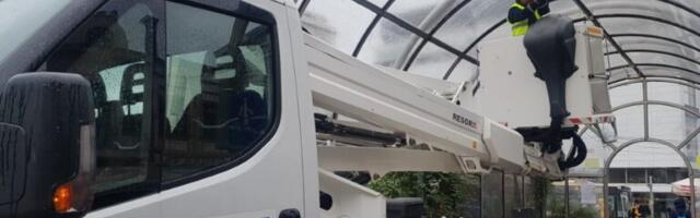 JKP „Parking servis“: Postavljanje zaštitne ograde na Bulevaru Medijana