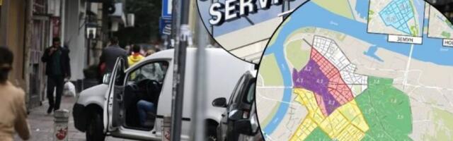 NOVE PARKING ZONE U BEOGRADU: Detaljan cenovnik, mapa i svi ostali važni detalji na jednom mestu (FOTO)