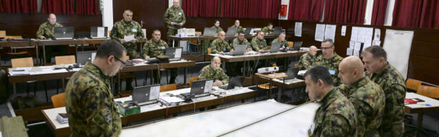 Одржана вежба Мешовите артиљеријске бригаде уз примену рачунарских симулација