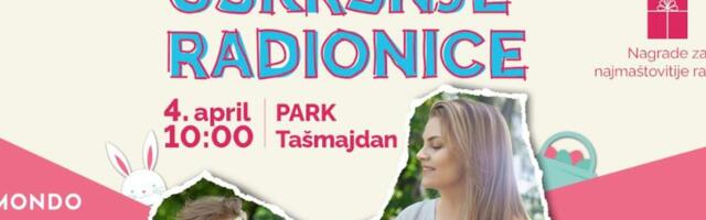 Tašmajdanski park, u srcu Beograda, u subotu 4. arila pretvoriće se u čarobno mesto gde mašta nema granice!