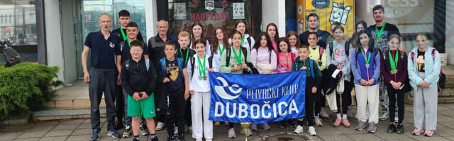 Plivači Dubočice vicešampioni Šarengradskog kupa, osvojili 34 medalje