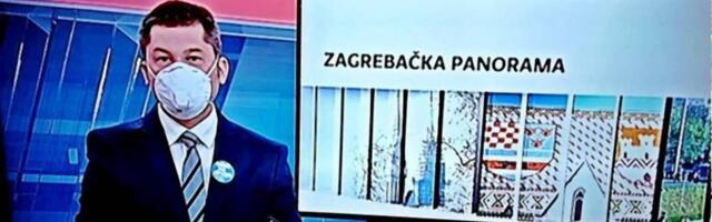 Svi dele fotografiju hrvatskog voditelja koji je morao da nosi masku u emisiji jer nije vakcinisan
