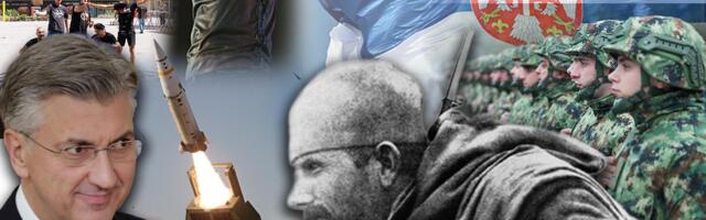 HRVATSKA ŠOVINISTIČKA FARSA PROTIV NEPOBEDIVE SRPSKE ISTORIJE: Mi uvek na pravoj strani slobode, oni uvek "Za dom spremni"!