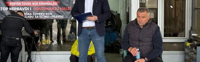Građani stali uz Želimira Crnobrnju, koji 5. dan štrajkuje glađu! Otimaju mu imovinu, koju je pošteno kupio