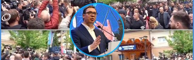 Šamar i zvižduci: Vučić više nema kontrolu nad Srbima sa KiM
