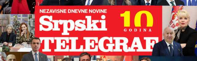 OSTANITE SAMO SVOJI I UVEK U SLUŽBI ISTINE: Mnogobrojne čestitke povodom 10. rođendana SRPSKOG TELEGRAFA!