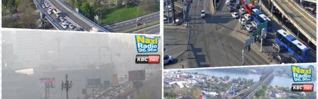 BRANKOV POLUPRAZAN, NA AUTOKOMANDI GUŽVA, A NA PRILAZU PANČEVCU KOLAPS: Duge kolone i na Plavom mostu (FOTO)