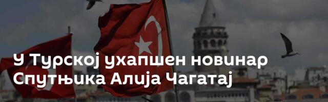 У Турској ухапшен новинар Спутњика Алија Чагатај