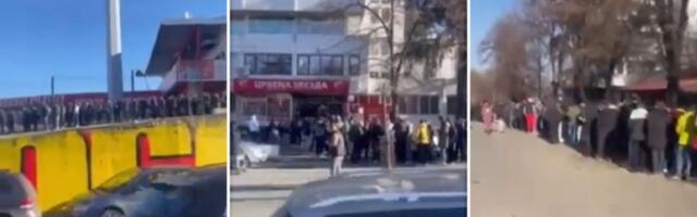 Delije okupirale blagajnu pred derbi (VIDEO)