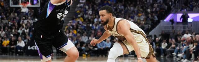 KARI U SVOM, LUDOM, RITMU! On sam šutnuo 17 trojki, Golden Stejt se poigrao sa Jutom