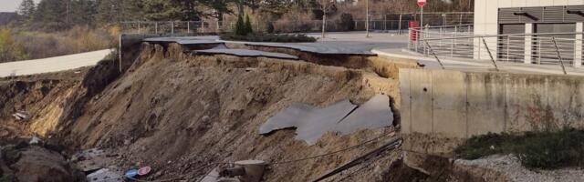 Osnovno javno tužilaštvo u Kragujevcu formiralo predmet zbog obrušavanja dela puta kod Centra izvrsnosti