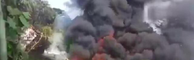 PAKAO NA NEBU! Avion sa 110 ljudi pao u Kolumbiji – scena kao iz horora, plamen guta sve!