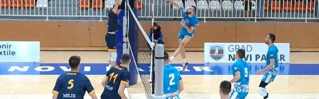 Novi Pazar slavio u pet setova, Dunav Volej ostao bez plej-auta