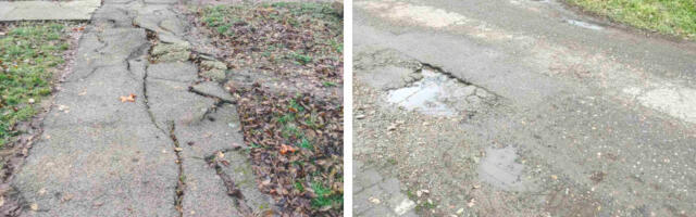 FOTO: Seoski putevi u Lazarevu u lošem stanju, ne krpe se ni udarne rupe