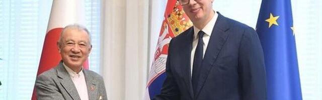 "VELIKA ČAST ZA MENE I NAŠU ZEMLJU" Predsednik Vučić ugostio predsednika Japanske fondacije Nipon (FOTO)