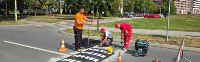 Nova saobraćajna signalizacija u Ulici Liceja Kneževine Srbije (FOTO)
