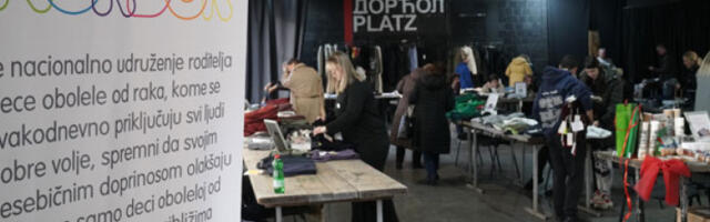 НУРДОР организовао новогодишњи базар за подршку деци оболелој од рака