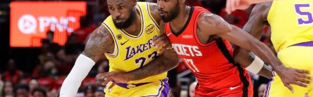 NBA: Lebron zablistao u Hjustonu, San Antonio slavio bez Vembanjame (VIDEO)