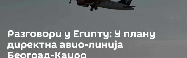 Разговори у Египту: У плану директна авио-линија Београд-Каиро