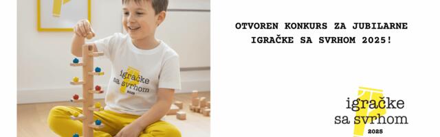 Otvoren konkurs za jubilarne „Igračke sa svrhom 2025“
