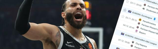 Raspored košarkaša Partizana do Nove godine: Derbi sa Zvezdom, pa "pakleni" ritam u ABA i Evroligi