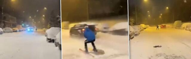 Da li ste vi normalni?! Ljudi širom Srbije se "kače" za kola, a onda... (VIDEO)