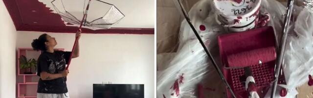 Trik za krečenje plafona koji štedi sate čišćenja: Video je zaludeo mreže, a posle njega kuća ostaje ČISTA