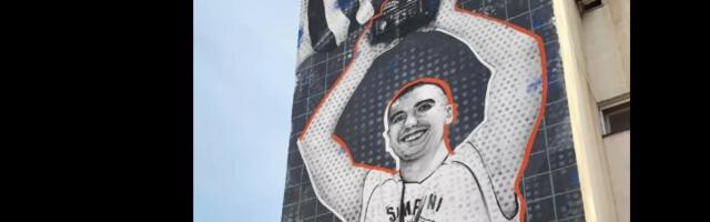 Otkriven mural Dejanu Milojeviću (VIDEO)