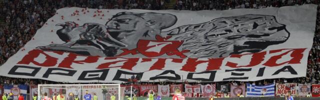 BARSELONA JE CELA, CRVENO-BELA: Navijači Olimpijakosa skandirali „Zvezda šampion“ pred meč Lige šampiona!